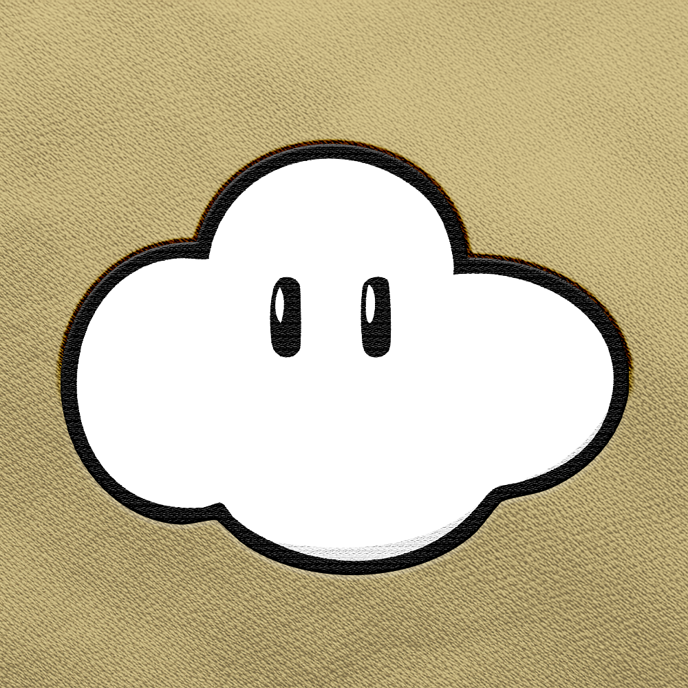 Mario Galaxy - Nube Lakitu (bordado)