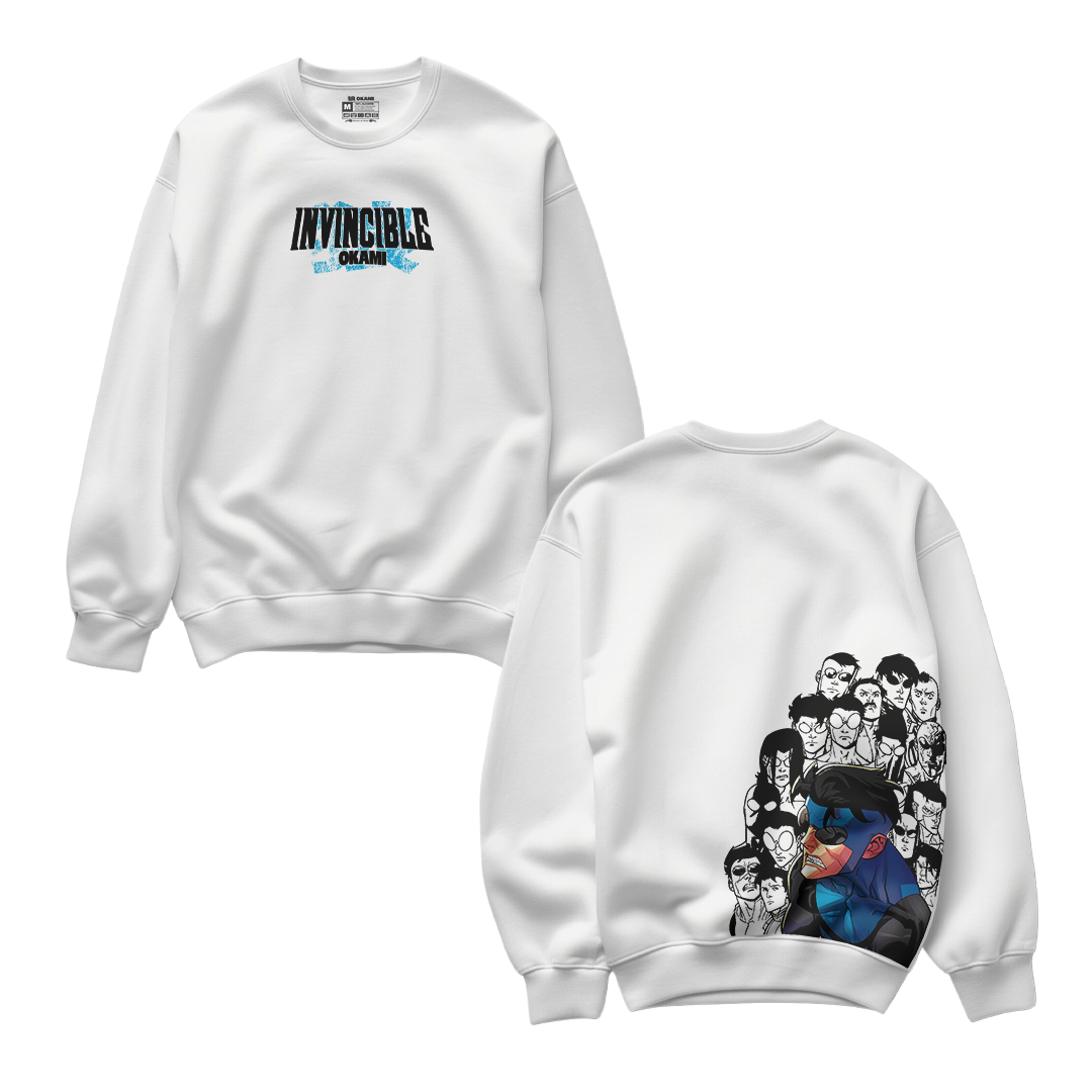 INVINCIBLE - INVINCIBLE WAR BLUE SUIT SWEARTSHIRT