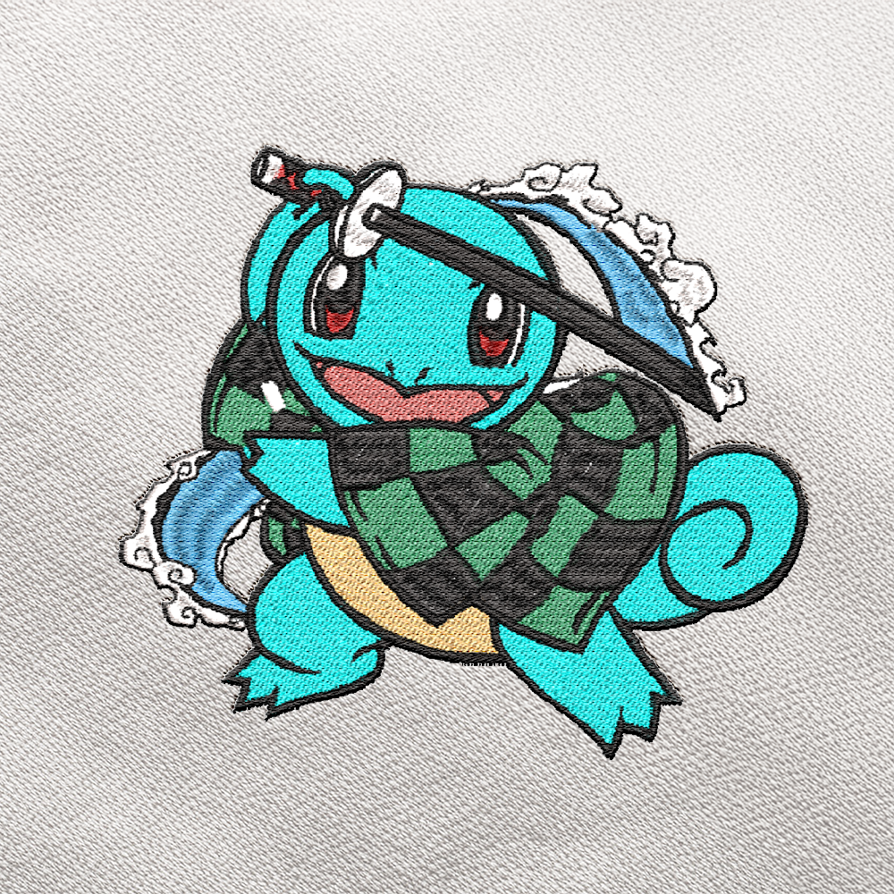 POKÉMON - Squirtle Tanjiro Bordado