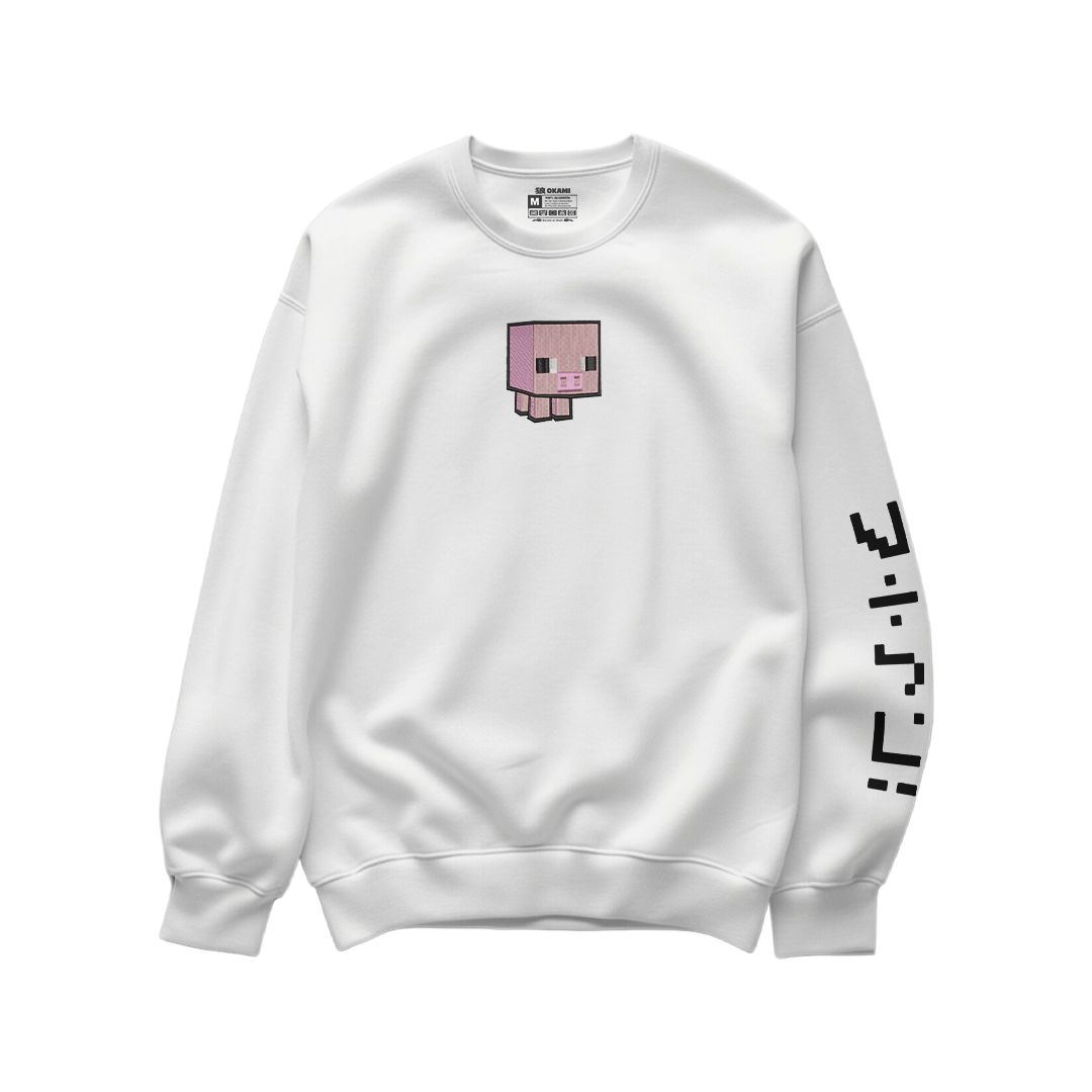 MINECRAFT CERDITO BORDADO