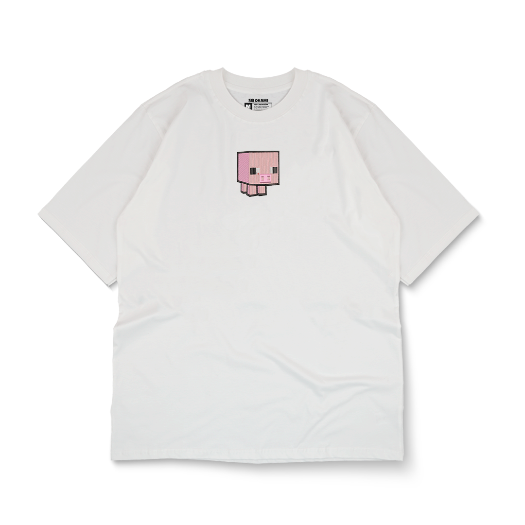 Minecraft Cerdito bordado