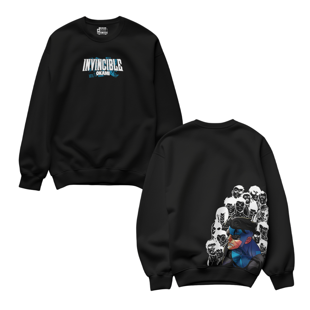 INVINCIBLE - INVINCIBLE WAR BLUE SUIT SWEARTSHIRT