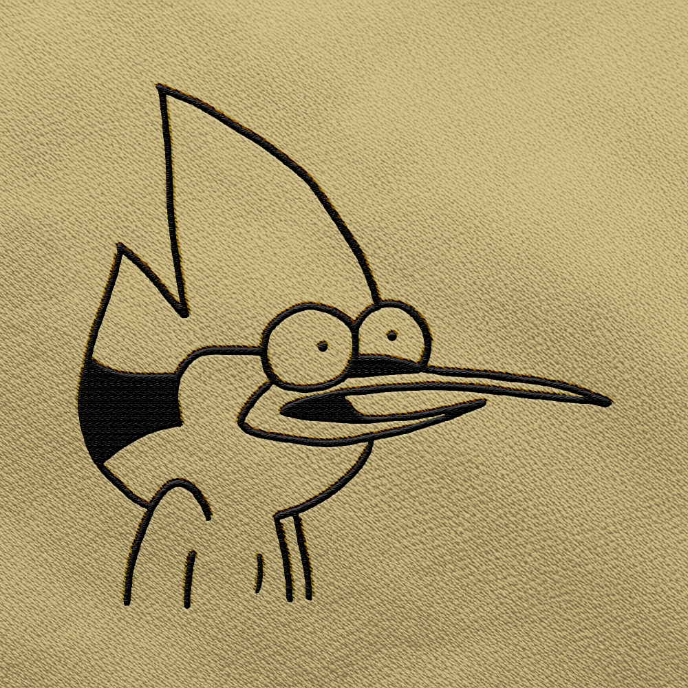 Regular Show - Mordecai Bordado