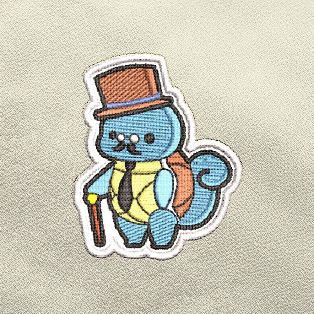 POKÉMON - Mr. Squirtle Bordado