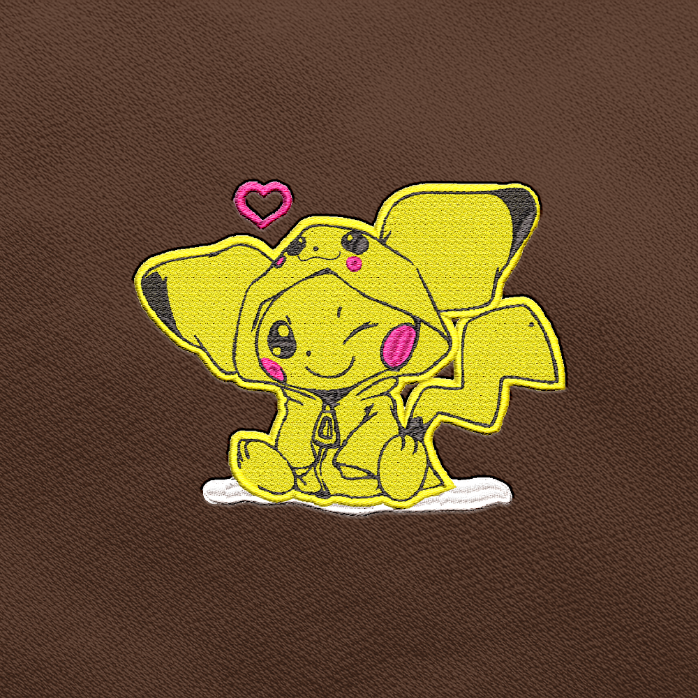 POKÉMON - Hooded Pikachu Bordado