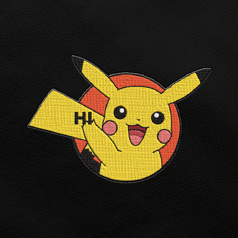 POKÉMON - Hi Pikachu Bordado