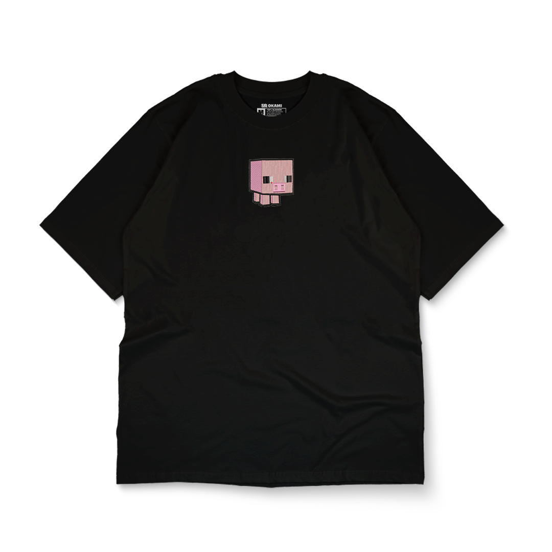 Minecraft Cerdito bordado