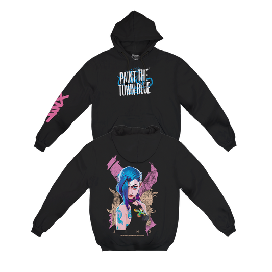 Arcane - Jinx back Hoodie