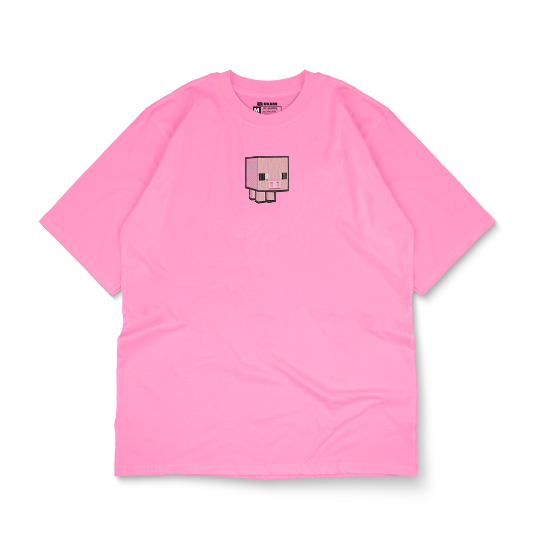 Minecraft Cerdito bordado