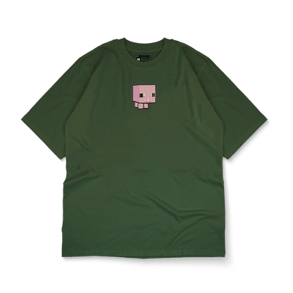 Minecraft Cerdito bordado