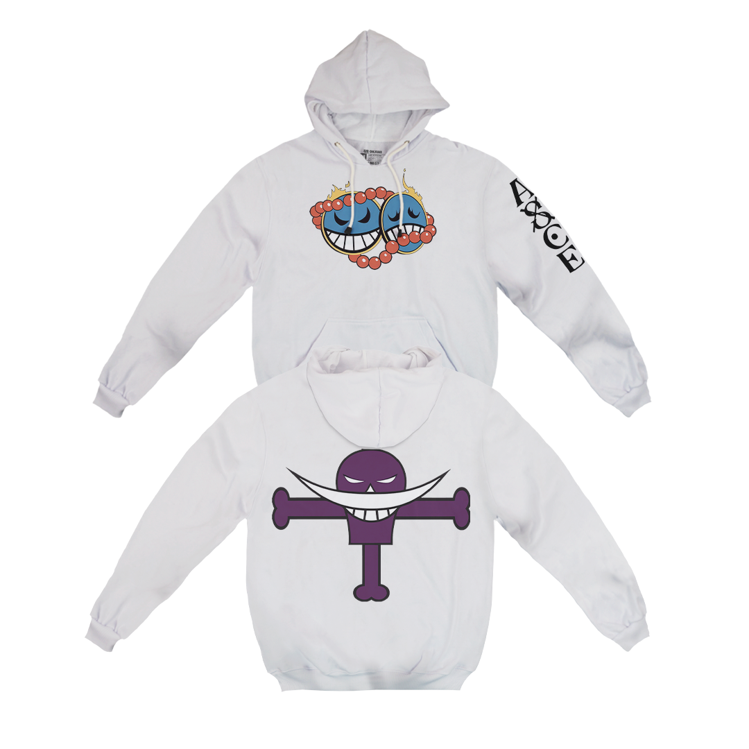 One Piece - Ace White Bear Hoodie