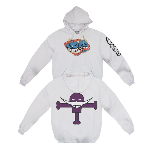 One Piece - Ace White Bear Hoodie