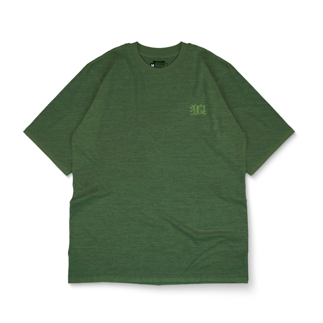 OKAMI BASICS - Verde  Militar Jaspeado (poliester 50%)